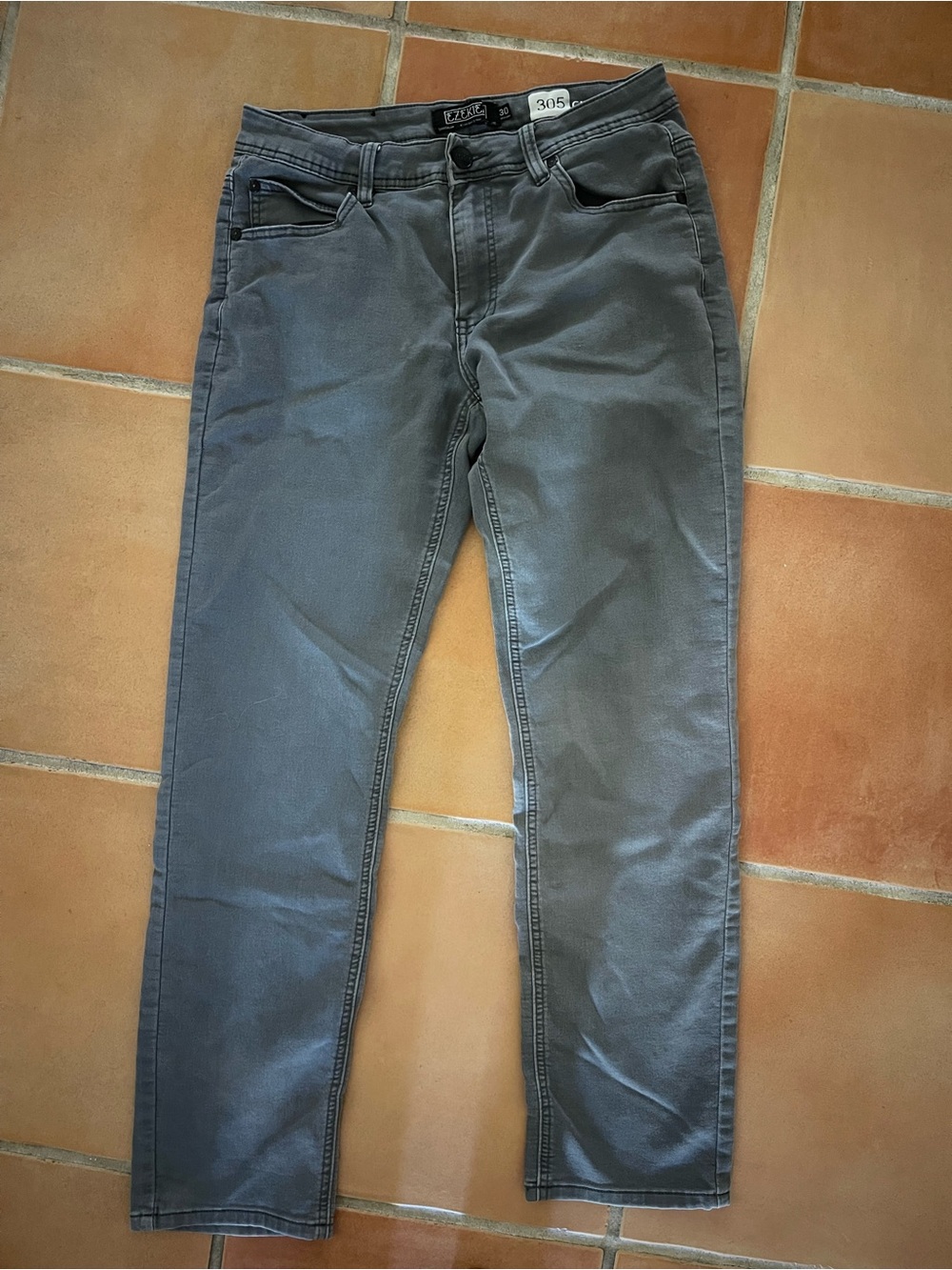 Ezekiel Chopper 305 Gray Denim Jeans